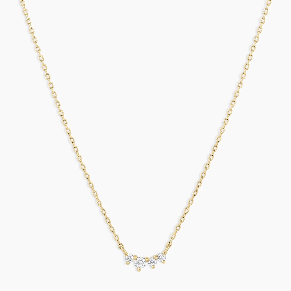 Diamond Cluster Necklace